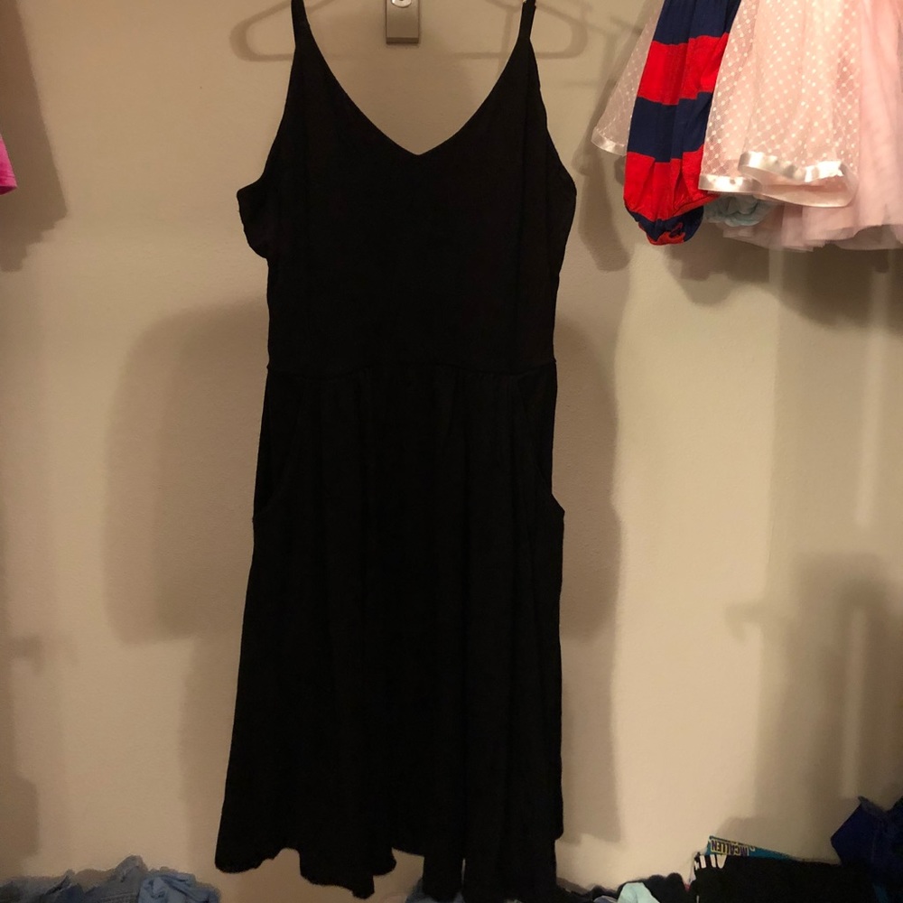 Black Spaghetti Strap Dress
